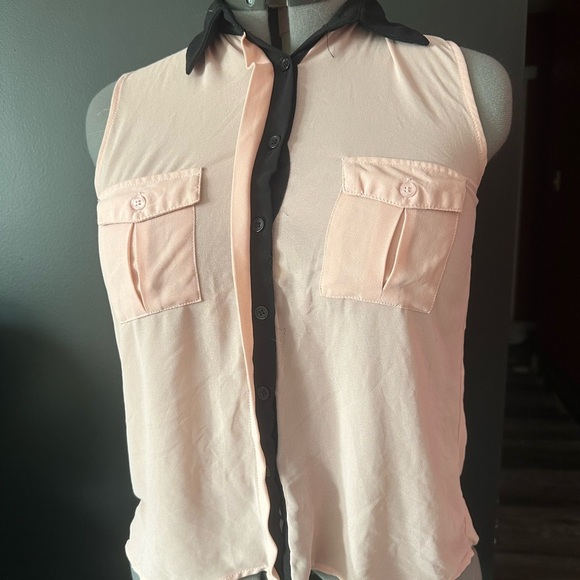 Suzy Shier Tops - ** 3 for $15**Suzy Shier Pink Button Down Polo Collar Blouse